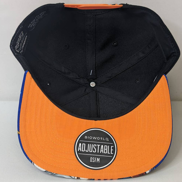 NWT Dragon Ball Z Adjustable Snapback Cap Hat DBZ 4 Star Saiyans One Size - Picture 5 of 5